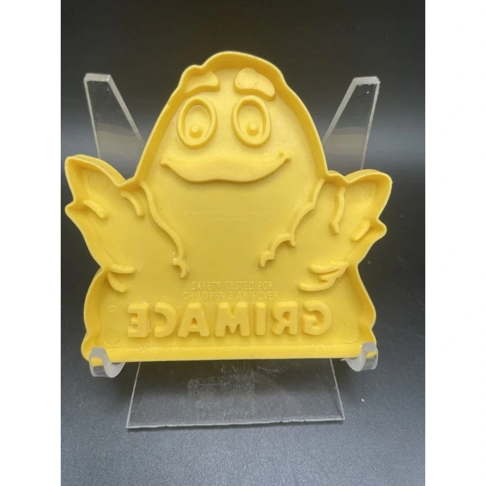 VTG 1980 McDonalds Yellow Grimace Cookie Cutter Mold